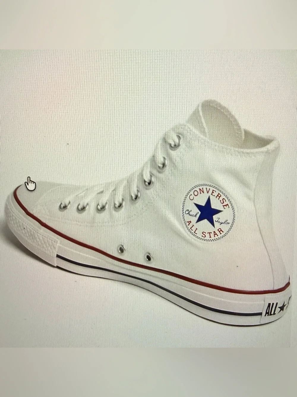 NWT Converse Chuck Taylor All Star High Top Sneaker,Optical White,Unisex-men 12 - Picture 14 of 15